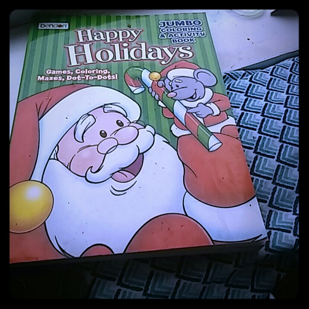 Christmas kids coloring book